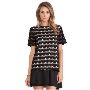 Kate Spade Black Lace Top